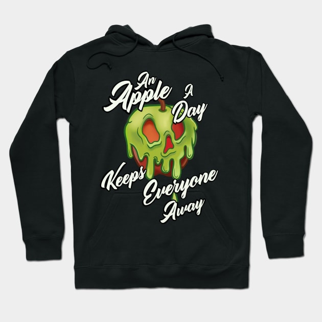 A Poison Apple A Day Hoodie by Drawn2life